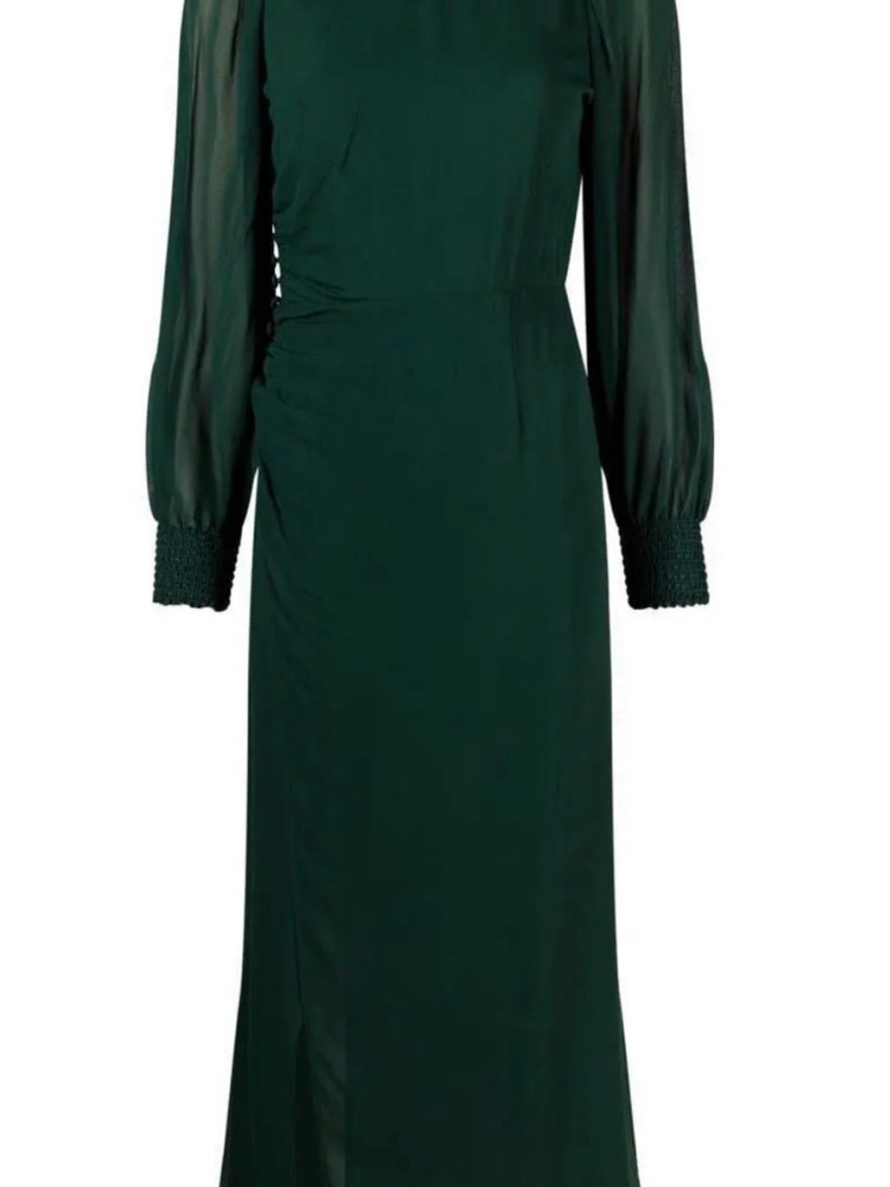 Reformation Aude High-Neck Midi Dress